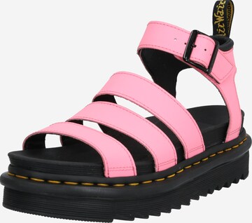 Sandalo con cinturino 'Blaire' di Dr. Martens in rosa: frontale