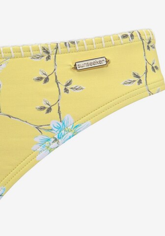 Pantaloncini per bikini 'Ditsy' di SUNSEEKER in giallo