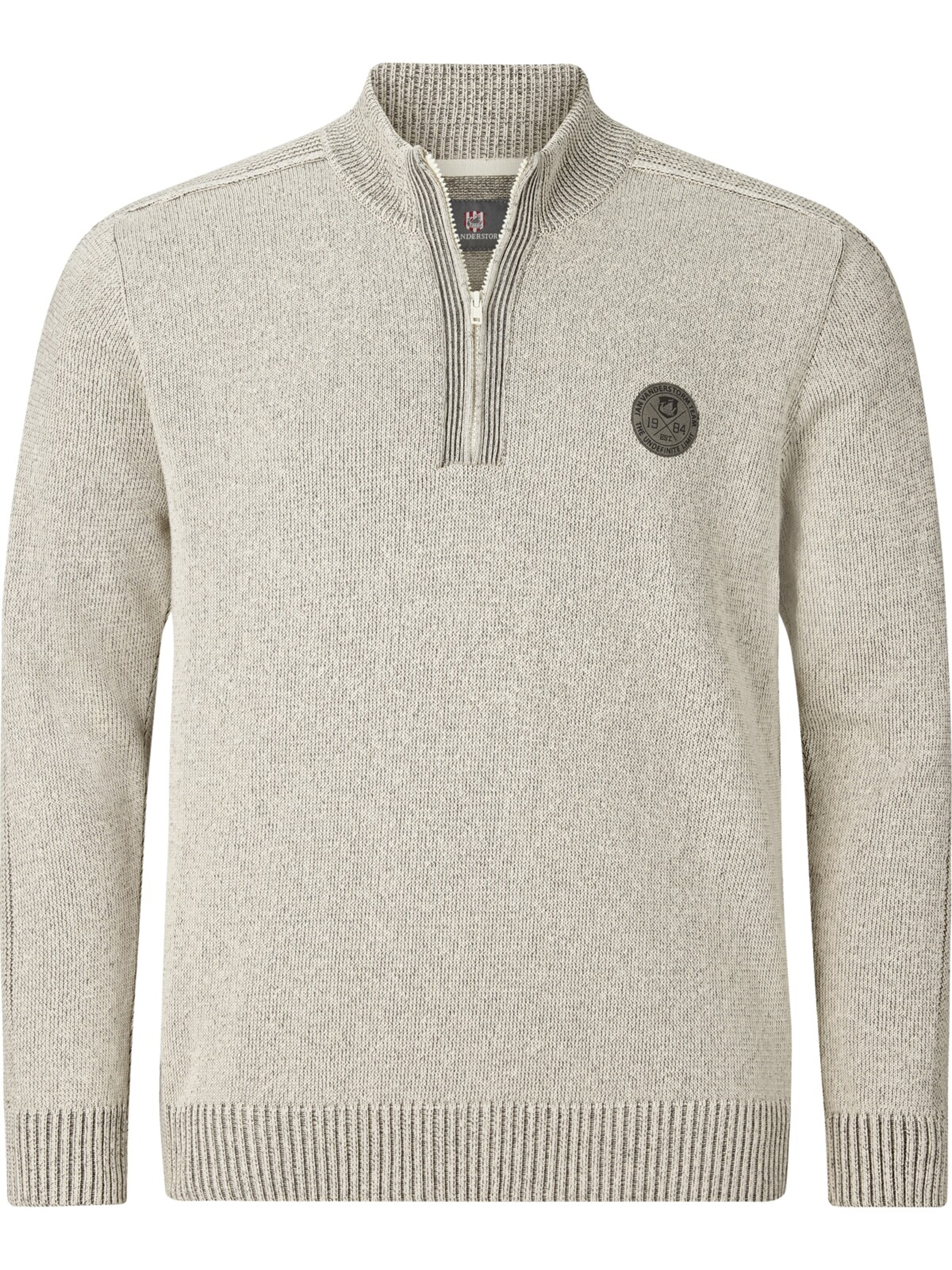 Jan Vanderstorm Sweater ' Benjas ' in Beige: front