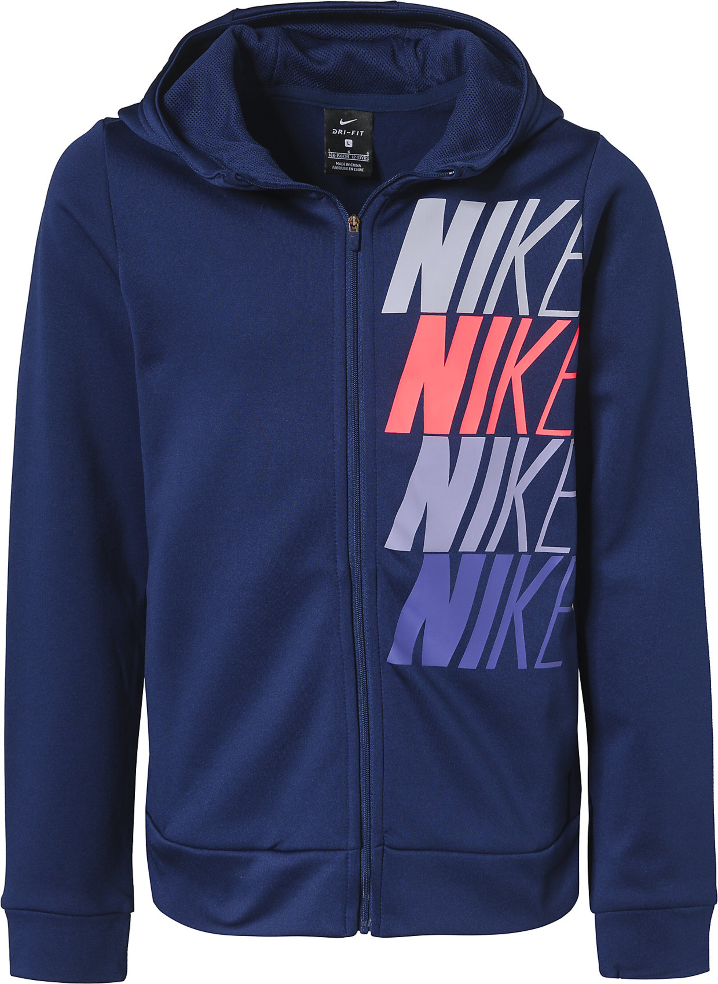 NIKE - Kapuzenpullover in dunkelblau