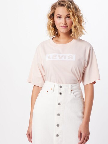 LEVI'S ® Tričko 'Graphic Boxy Tee' – pink: přední strana