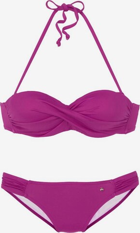 Bikini s.Oliver en rose : devant