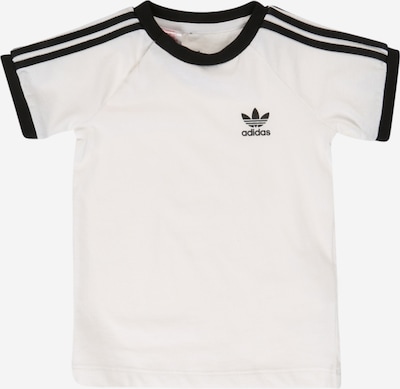 ADIDAS ORIGINALS Тениска '3-Stripes' в черно / бяло, Преглед на продукта