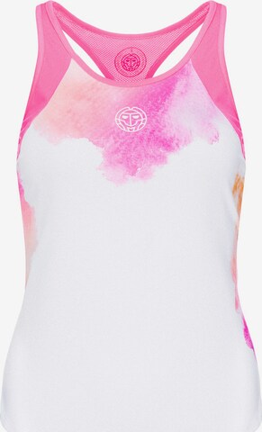 BIDI BADU Sports Top 'Lyn Tech' in White: front