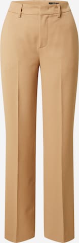 Loosefit Pantalon à plis SET en marron : devant