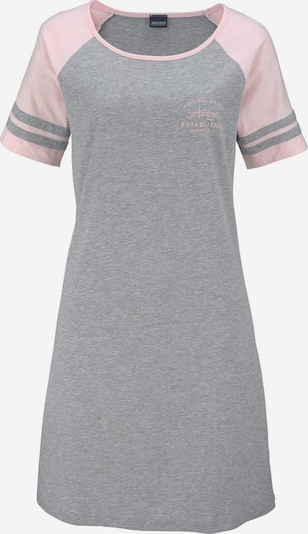 ARIZONA Chemise de nuit en gris chiné / rose clair, Vue avec produit