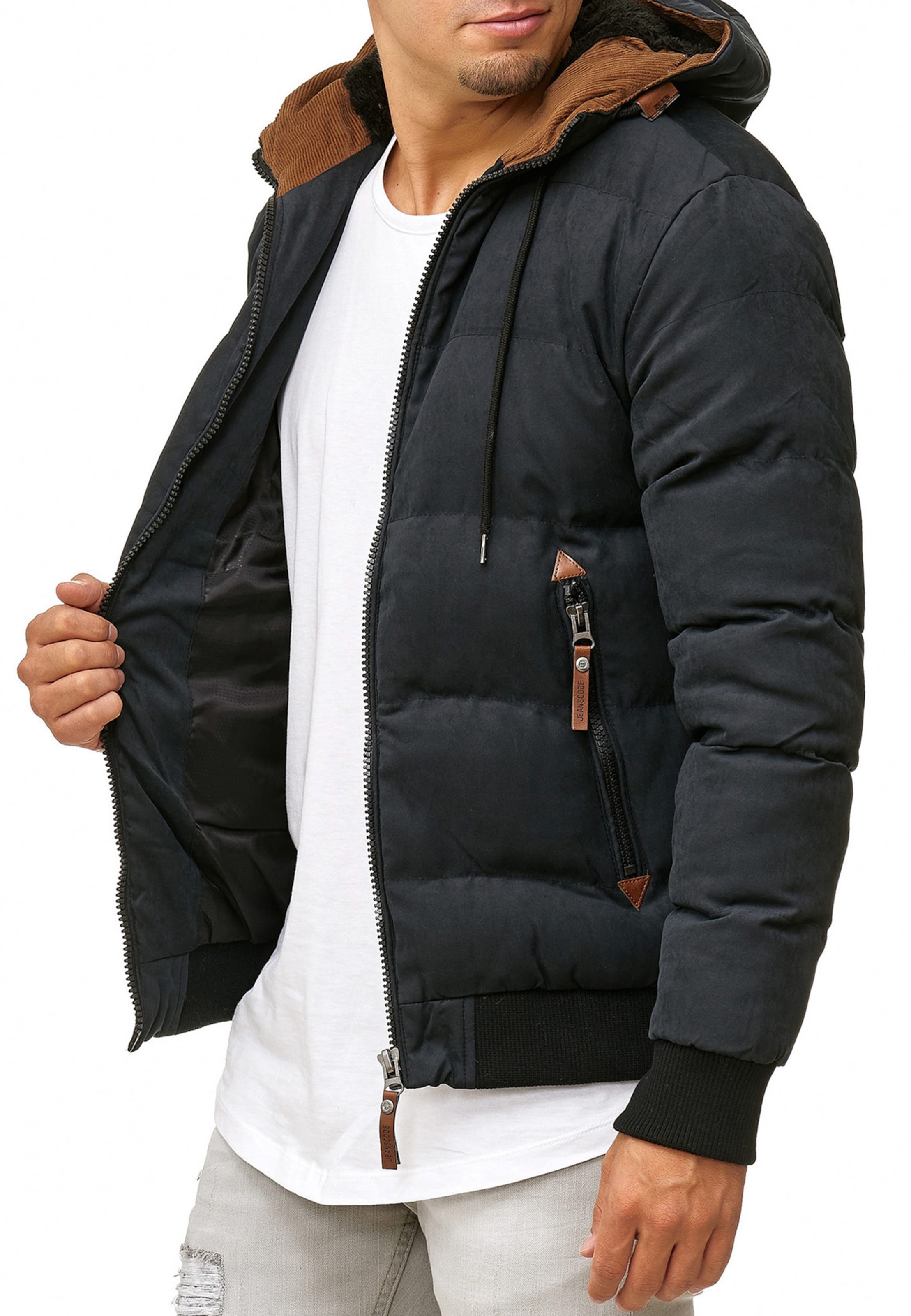 INDICODE JEANS Jacke 'Adeline' in Schwarz