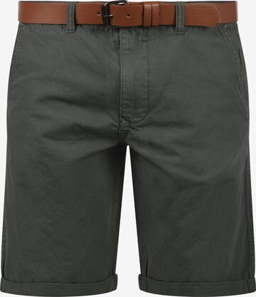 !Solid Regular Chino Pants in Grey: front