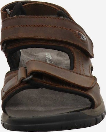 WALDLÄUFER Hiking Sandals in Brown