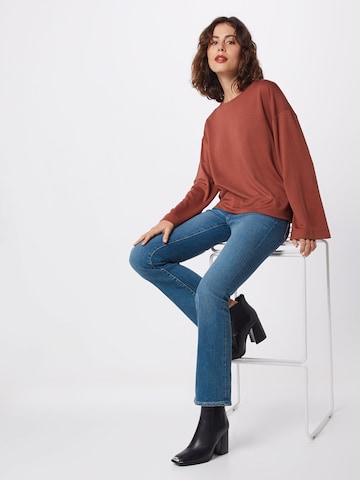 ABOUT YOU Sweatshirt 'Genia' in Brown