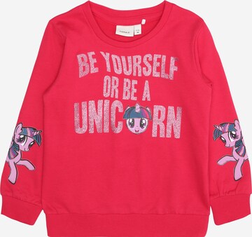 Sweat-shirt 'My Little Pony' NAME IT en rouge : devant