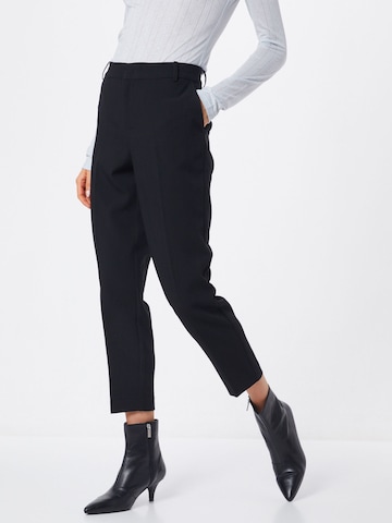 Coupe slim Pantalon 'CleaPW PA' Part Two en noir : devant