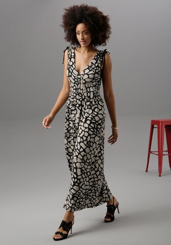 Aniston SELECTED Summer Dress in Black