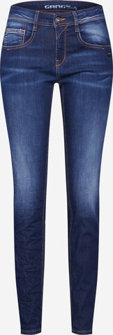 Gang Slimfit Jeans 'Amelie' in Blauw: voorkant