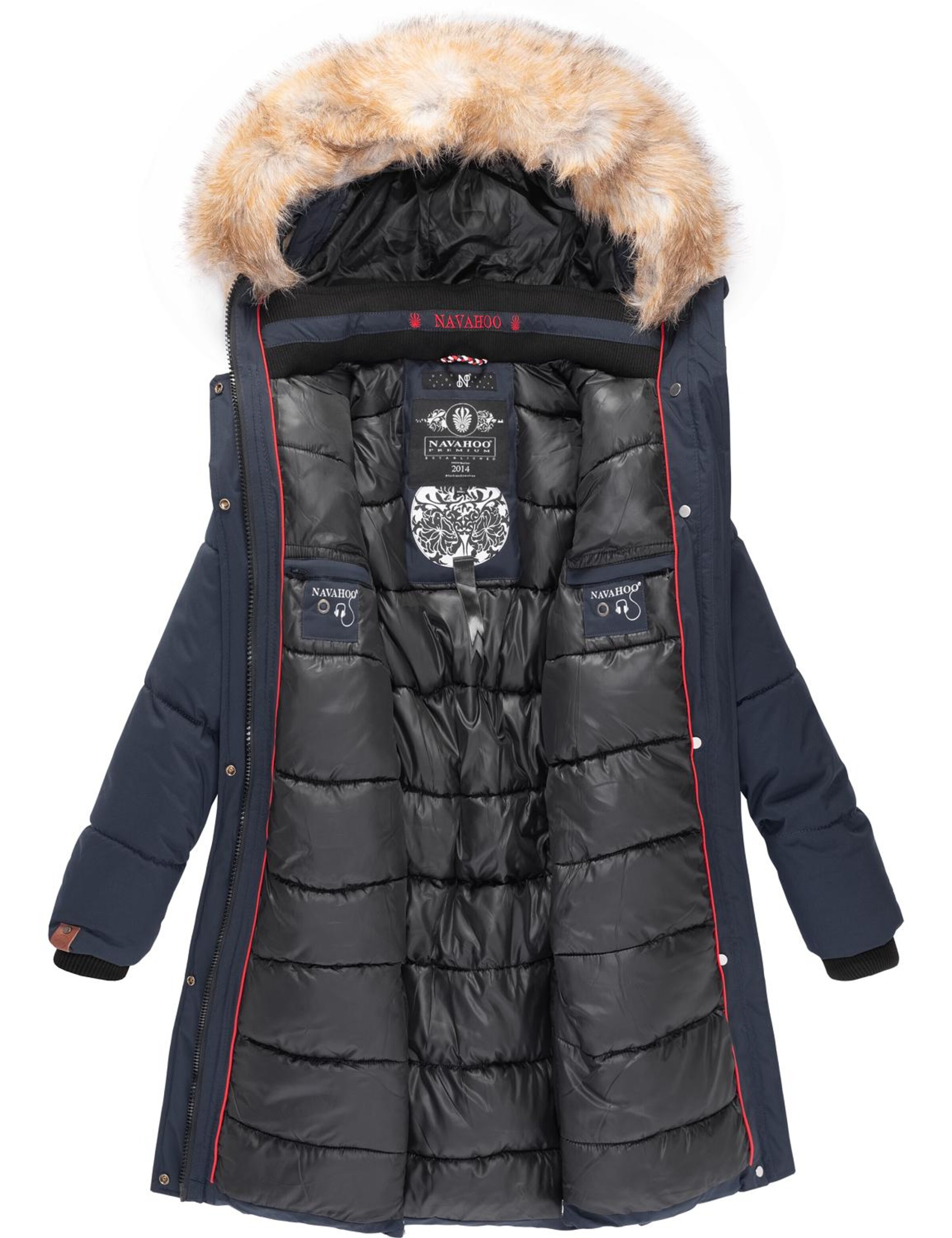 Manteau d’hiver 'Halina' NAVAHOO en bleu