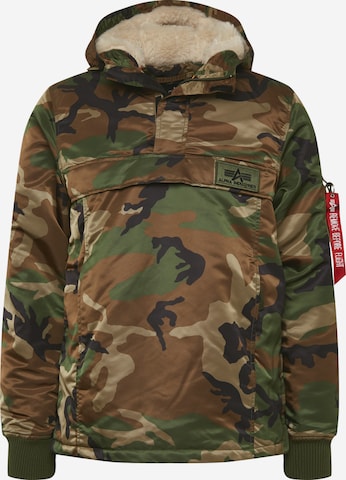 ALPHA INDUSTRIES Regular fit Átmeneti dzseki - zöld: elől