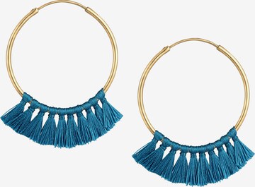 ELLI Oorbellen 'Boho' in Blauw