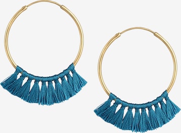 ELLI - Pendientes 'Boho' en azul