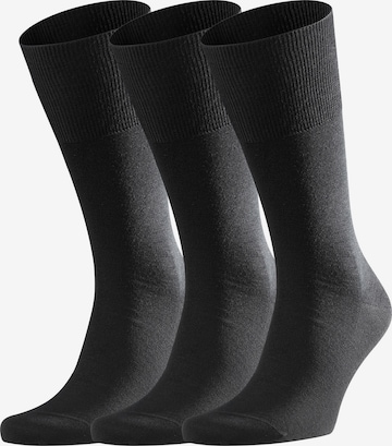 Chaussettes 'Airport' FALKE en noir : devant