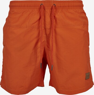 Urban Classics Kratke kopalne hlače | temno oranžna barva, Prikaz izdelka