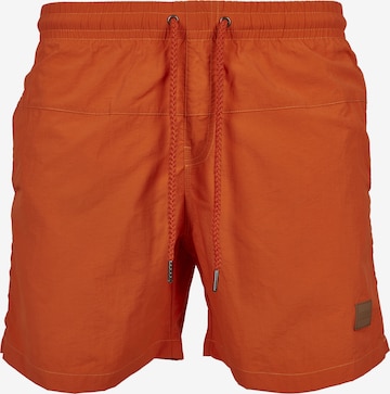 Urban Classics Board Shorts in Orange: front