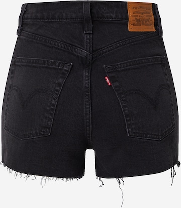 LEVI'S ® Regular Jeans 'Ribcage Short' in Zwart