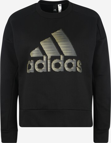 Sweat de sport ADIDAS SPORTSWEAR en noir : devant