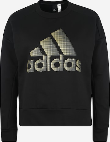 ADIDAS SPORTSWEAR Athletic Sweatshirt in Black: front