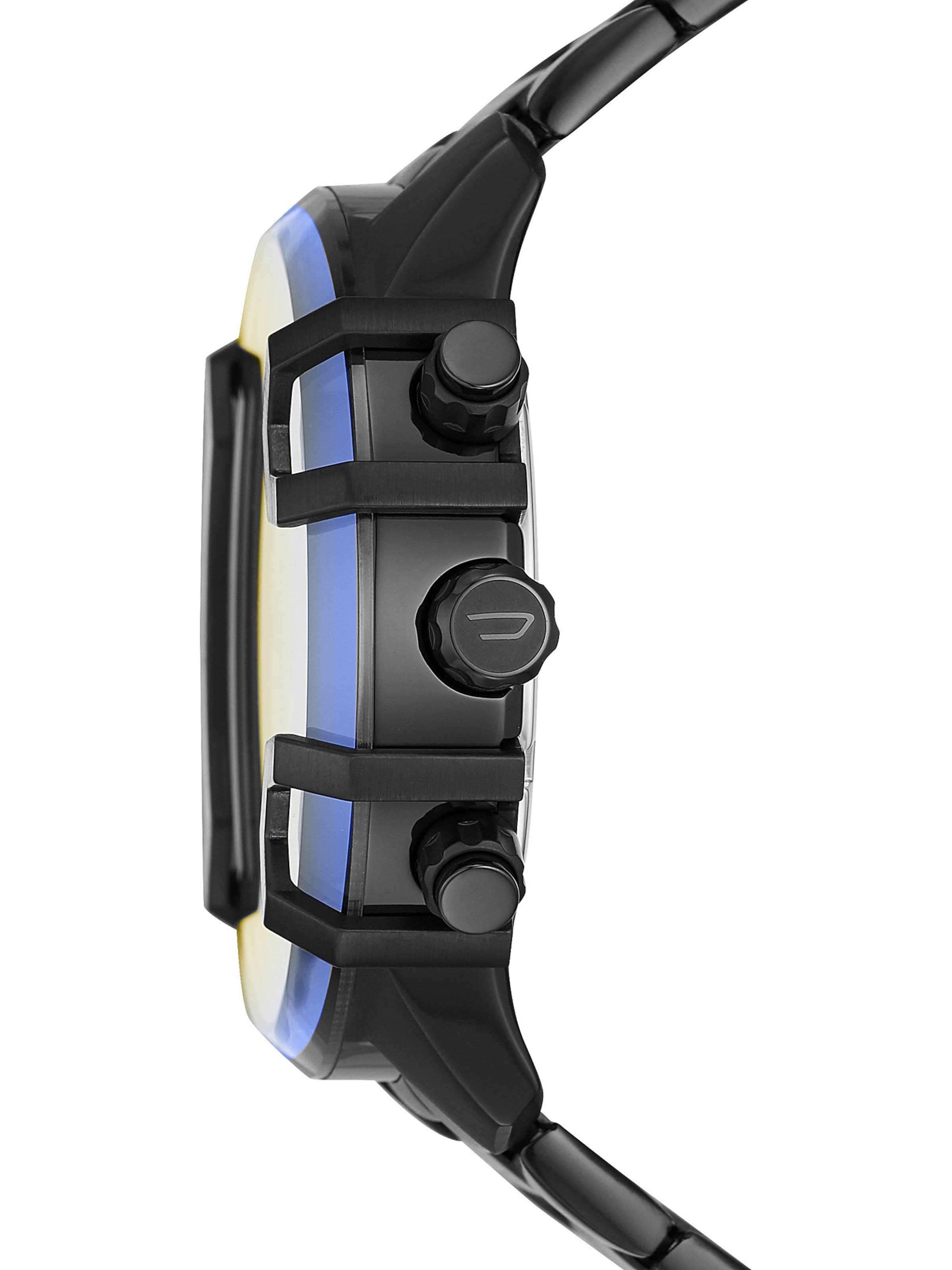 DIESEL Zegarek analogowy 'GRIFFED' w kolorze czarny