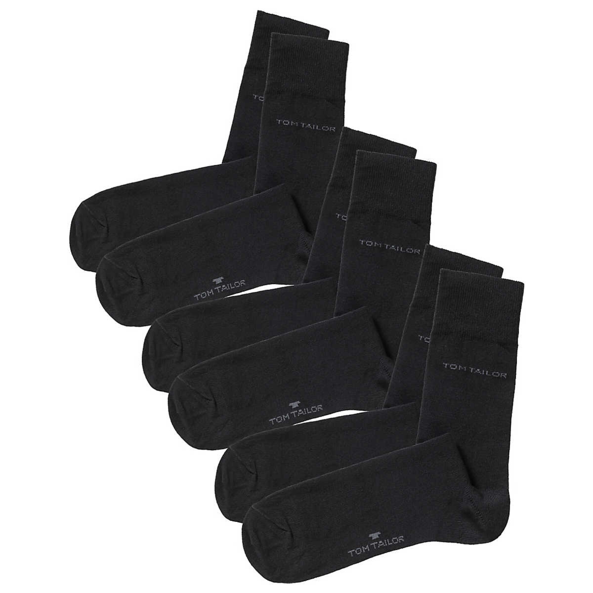 TOM TAILOR Skarpety w kolorze czarny: przód
