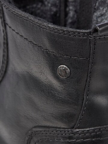 JACK & JONES Veterboots 'JFWRUSSEL' in Zwart