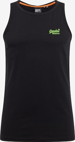 Superdry Regular Fit Tanktop in Schwarz: predná strana