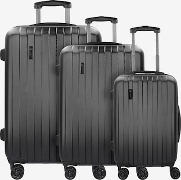 Set di valigie di bugatti in nero: frontale