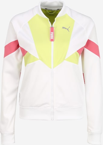 PUMA Športna jakna | bela barva: sprednja stran