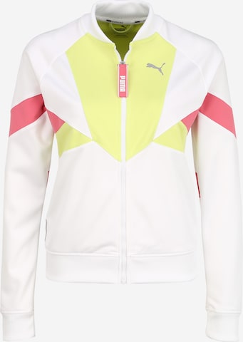 Veste de sport PUMA en blanc : devant