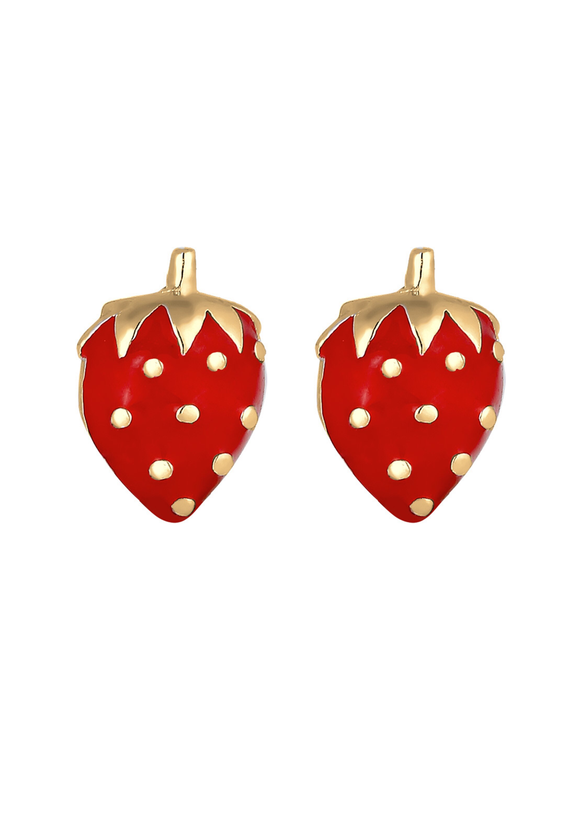 ELLI Ohrringe 'Erdbeere' in Rot