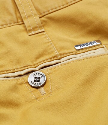 Meyer Hosen Regular Chino Pants 'Oslo' in Yellow