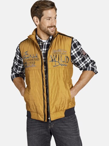 Jan Vanderstorm Vest 'Maiken' in Yellow: front