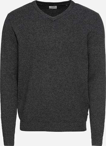 Pull-over JACK & JONES en gris : devant