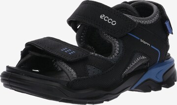 ECCO Open schoenen 'Raft Black Dark Shadow' in Zwart: voorkant