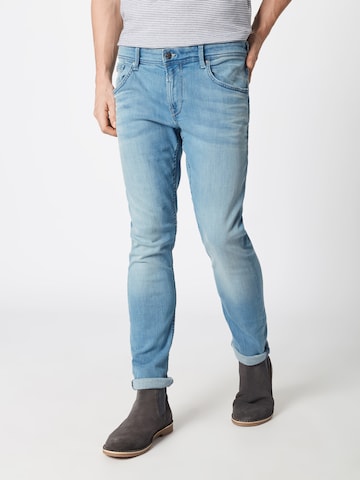 TOM TAILOR DENIM Skinny Jeans 'CULVER' i blå: framsida