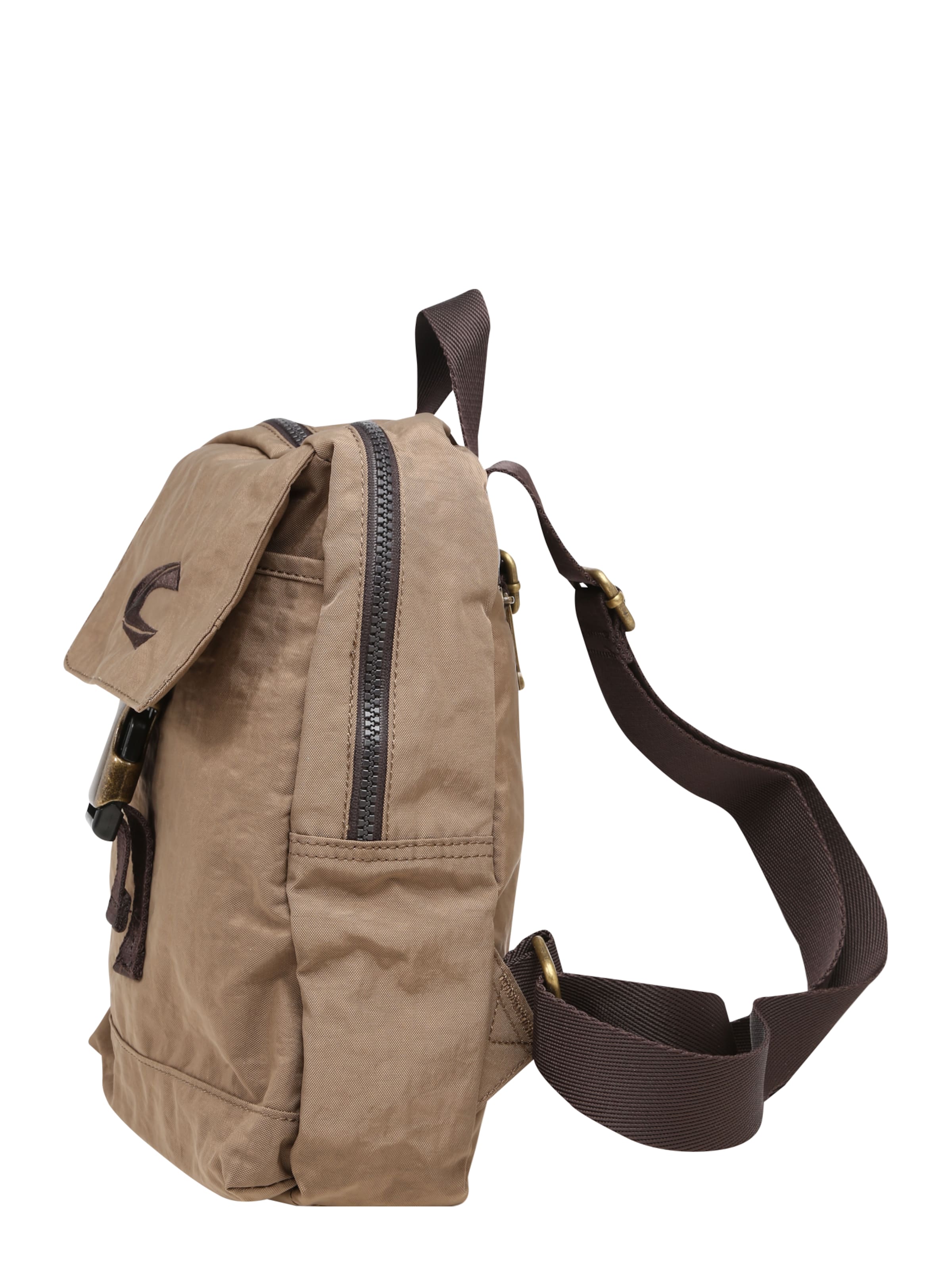 CAMEL ACTIVE Rugzak 'Journey' in Beige: zijkant
