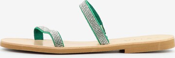 EVITA Mules in Green