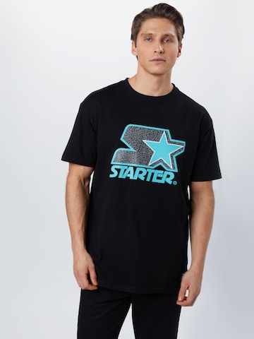 Starter Black Label Regular fit Μπλουζάκι σε μπλε: μπροστά