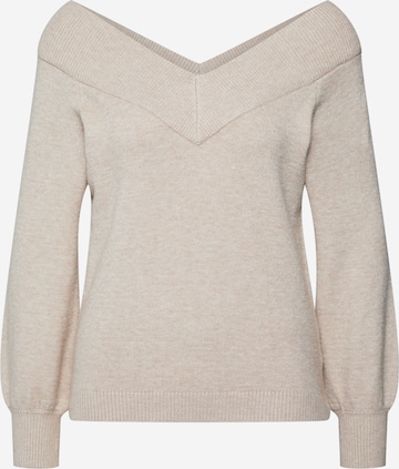 JDY Sweater 'Shanon' in Beige: front