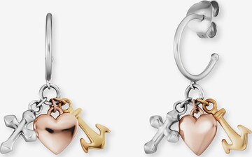Engelsrufer Earrings 'Glaube, Liebe & Hoffnun' in Silver: front