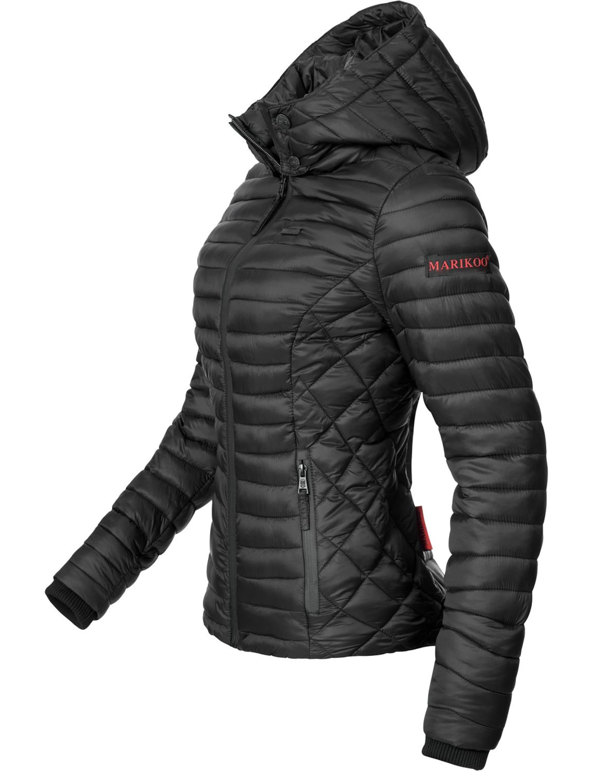 MARIKOO Prehodna jakna 'Samtpfote' | črna barva