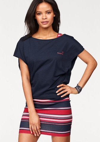 KangaROOS 2-in-1-Kleid mit T-Shirt in Blau: Vorderseite