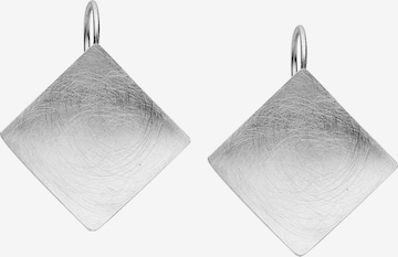 Nenalina Earrings 'Geo' in Silver: front