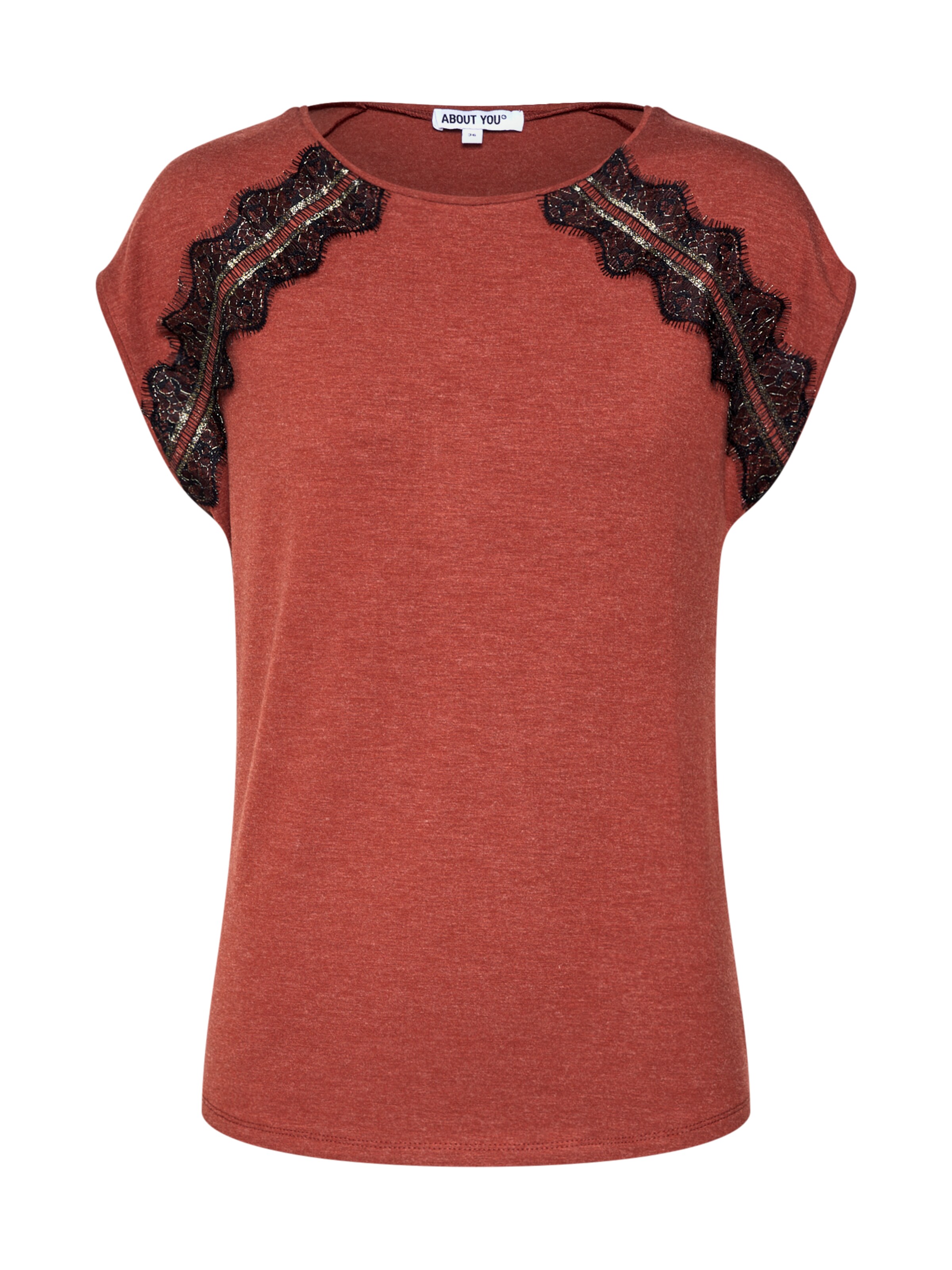 ABOUT YOU - Shirt 'Naja' in de kleur Roestbruin